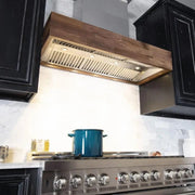ZLINE 30" Wooden Wall Mount Range Hood Butcher Block, 681W-30