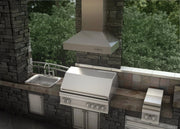 ZLINE Ducted Wall Mount Range Hood in Outdoor Approved Stainless Steel 697-304-30