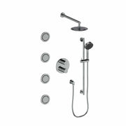 ZLINE Emerald Bay Thermostatic Shower System with Body Jets EMBY-SHS-T3-CH