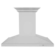 Zline Island Mount Range Hood in Stainless Steel with Built-in ZLINE CrownSound™ Bluetooth Speakers GL2iCRN-BT-36