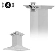 Zline Island Range Hood, Stainless, Bluetooth Speakers GL2iCRN-BT-30