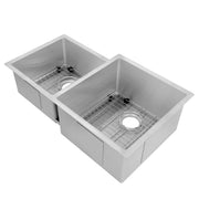 ZLINE Jackson 32"  Undermount Double Bowl Sink In Stainless Steel, SRDL-32