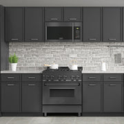 ZLINE Over Range Microwave, Black Stainless MWO-OTR-H-30-BS