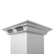 ZLINE Professional Island Mount Range Hood in Stainless Steel with Built-in CrownSound® Bluetooth Speakers 597iCRN-BT-36