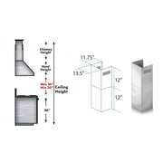 ZLINE Short Kit for 8' Ceilings, SK-9667/9697