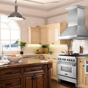 ZLINE 36" Remote Blower Stainless Steel Wall Range Hood, 687-RS-36-400