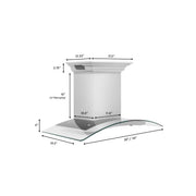 ZLINE WM RH StainlessSteelBuilt-in CrownSound™ BT Speakers KN4CRN-BT-42
