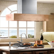 ZLINE 48" Wooden Island Range Hood, Butcher Block, 681iM-48
