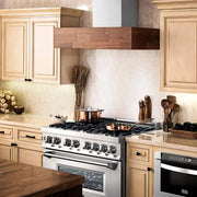 ZLINE 48" Wooden Wall Mount Range Hood Butcher Block, 681W-48